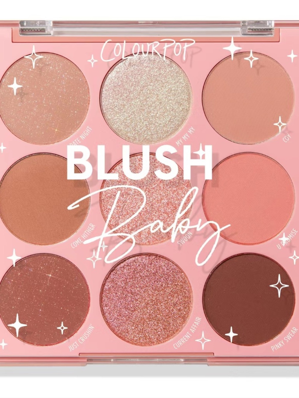 ColourPop Blush Baby Palette — Peach, Pink & Rose Tones